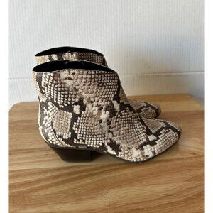 INC International Concept Women's Block Heel Boots Beige/Brown Size 7.5M S 2240